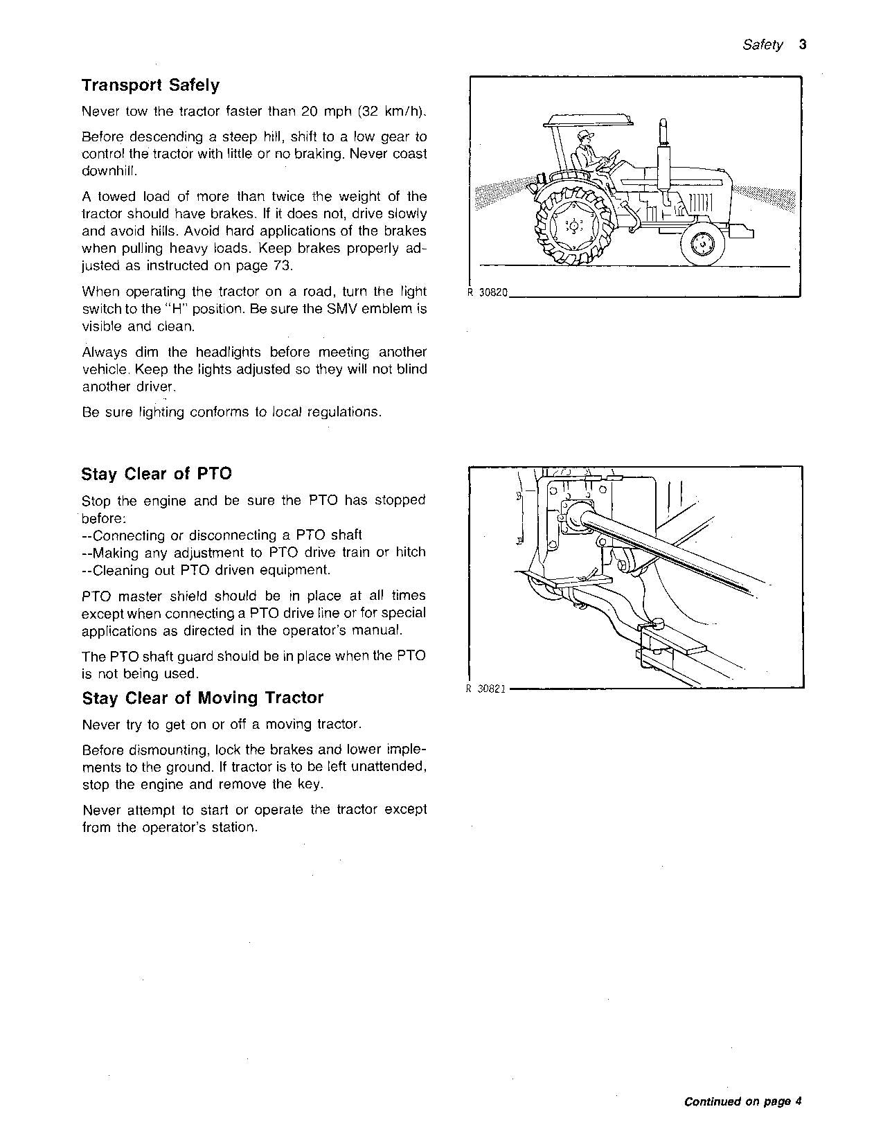 MANUEL D'UTILISATION DU TRACTEUR JOHN DEERE 850 950 0-009000,000000-012000