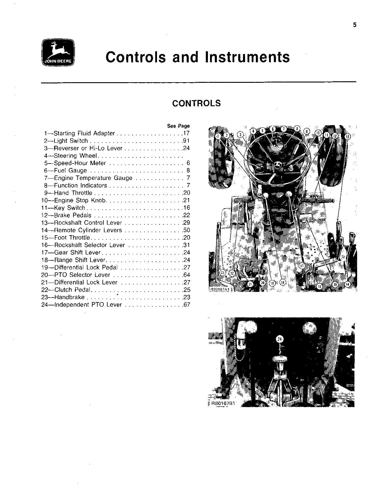 MANUEL D'UTILISATION DU TRACTEUR JOHN DEERE 2440 2640 341000-