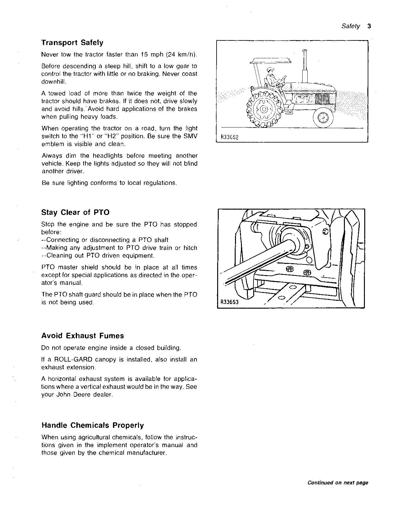 JOHN DEERE 2440 2640 TRAKTOR BEDIENUNGSANLEITUNG 341000-