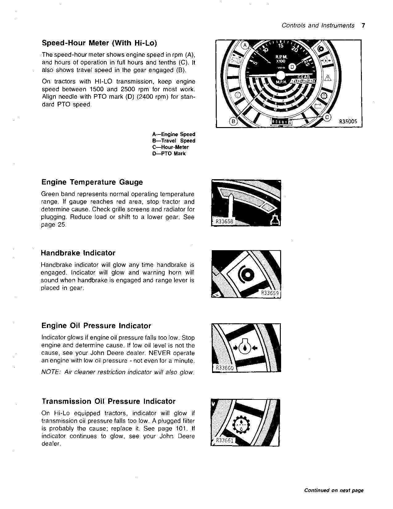 JOHN DEERE 2440 2640 TRACTOR OPERATORS MANUAL 341000-