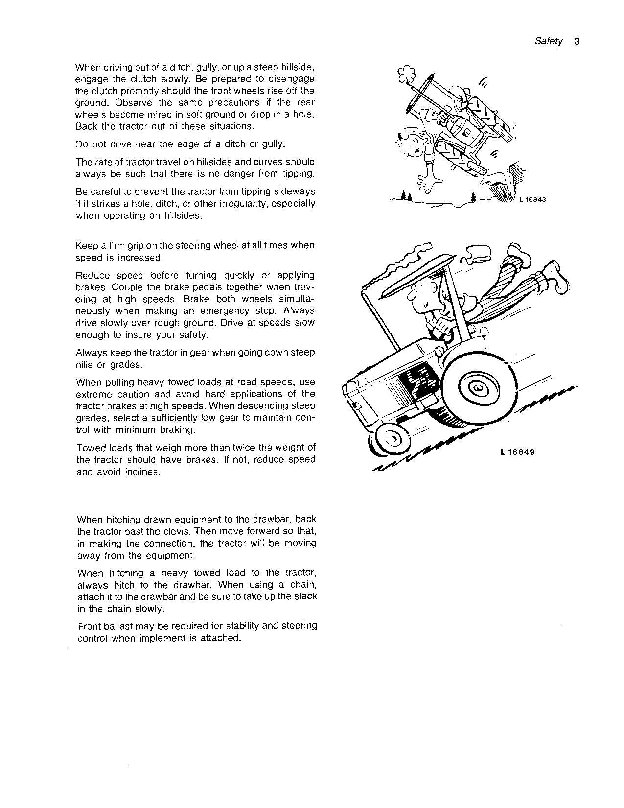 MANUEL D'UTILISATION DU TRACTEUR JOHN DEERE 2940 010001-429999