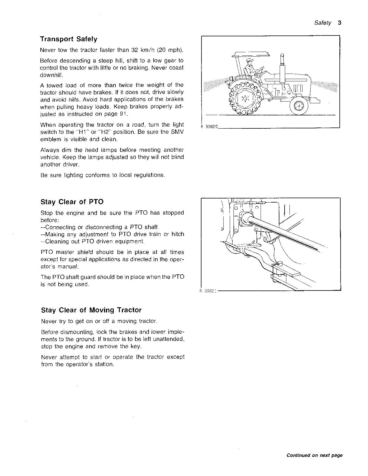 MANUEL D'UTILISATION DU TRACTEUR JOHN DEERE 850 950 009001-016000,012001-020000