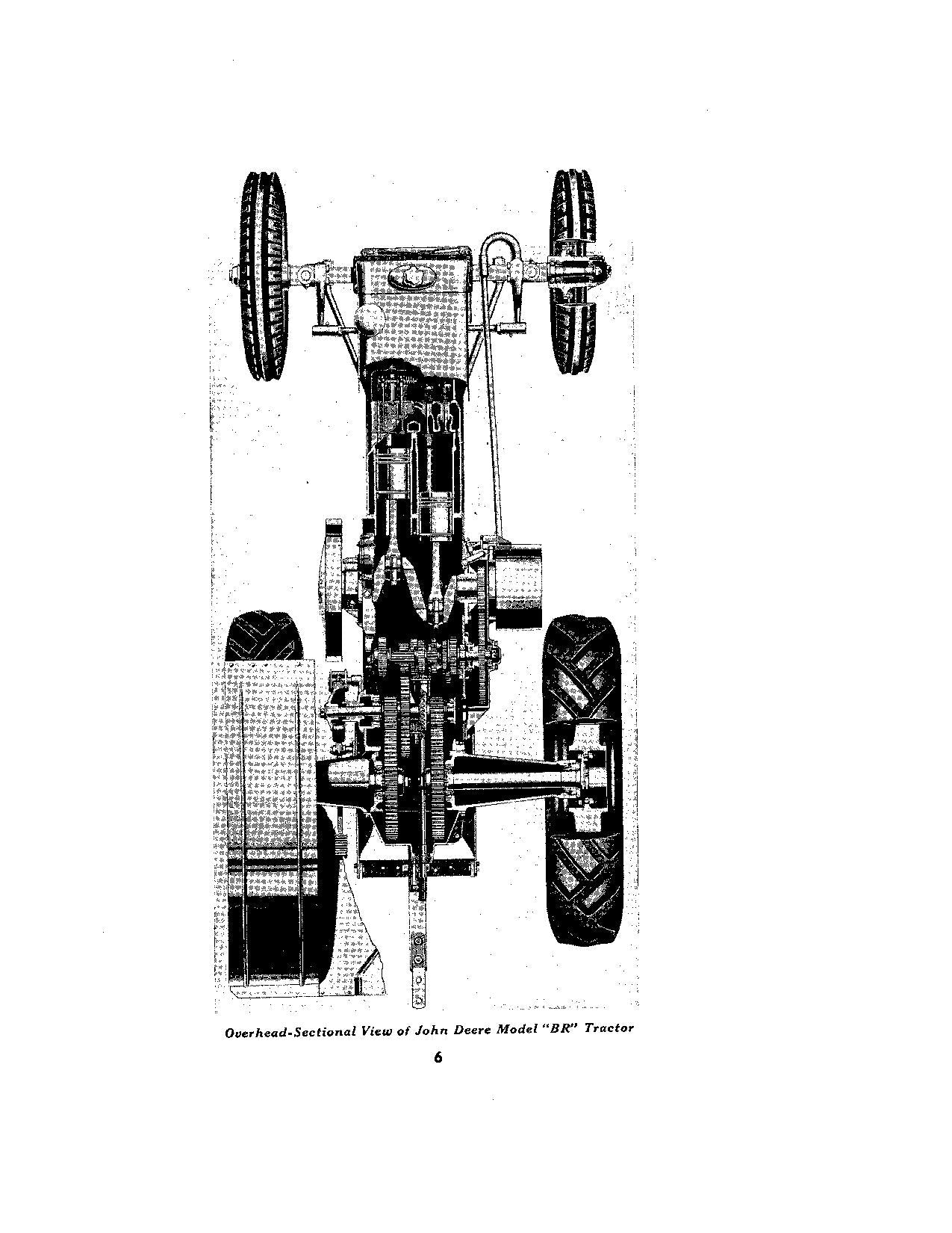 JOHN DEERE BR BO TRACTOR OPERATORS MANUAL