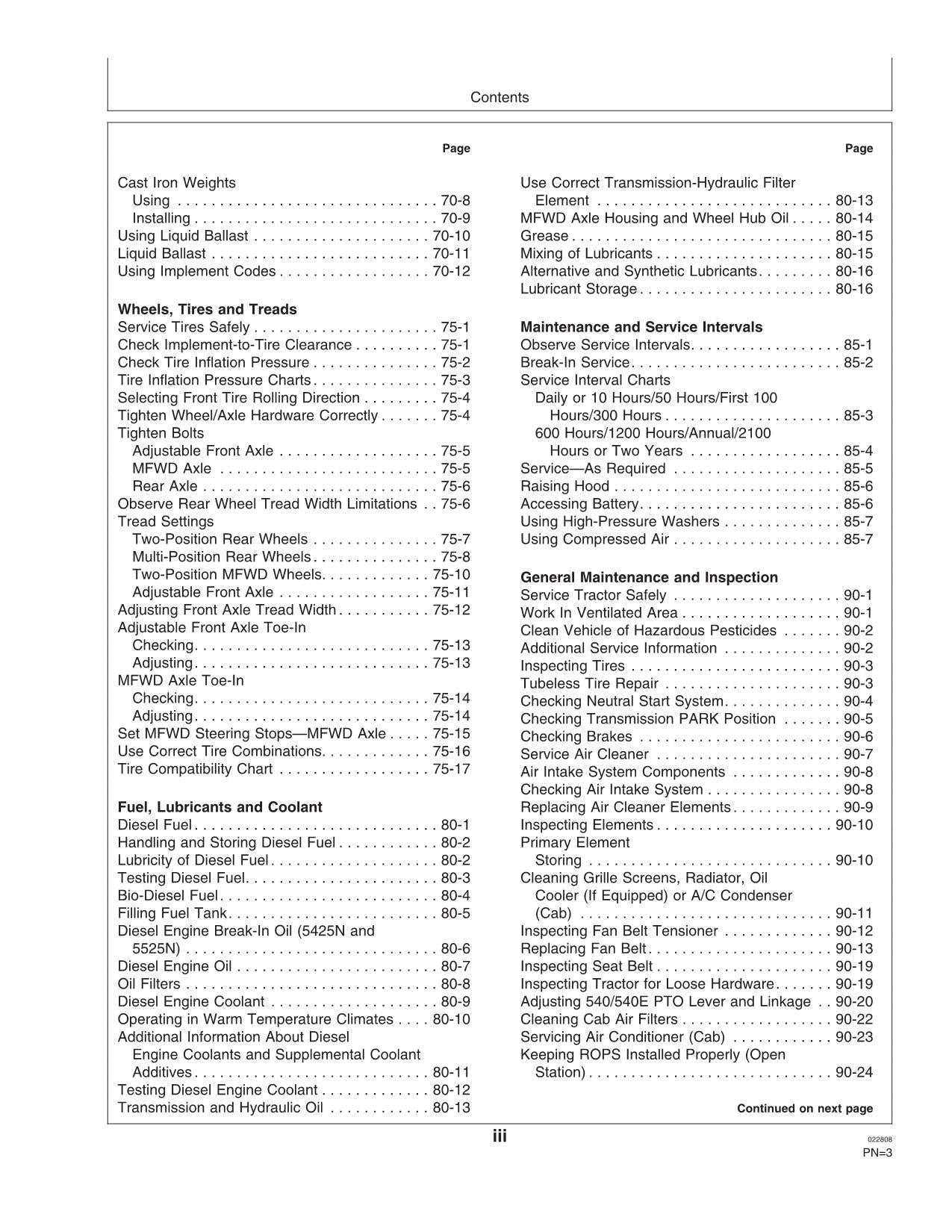 JOHN DEERE 5325N 5425N 5525N TRAKTOR-BETRIEBSHANDBUCH