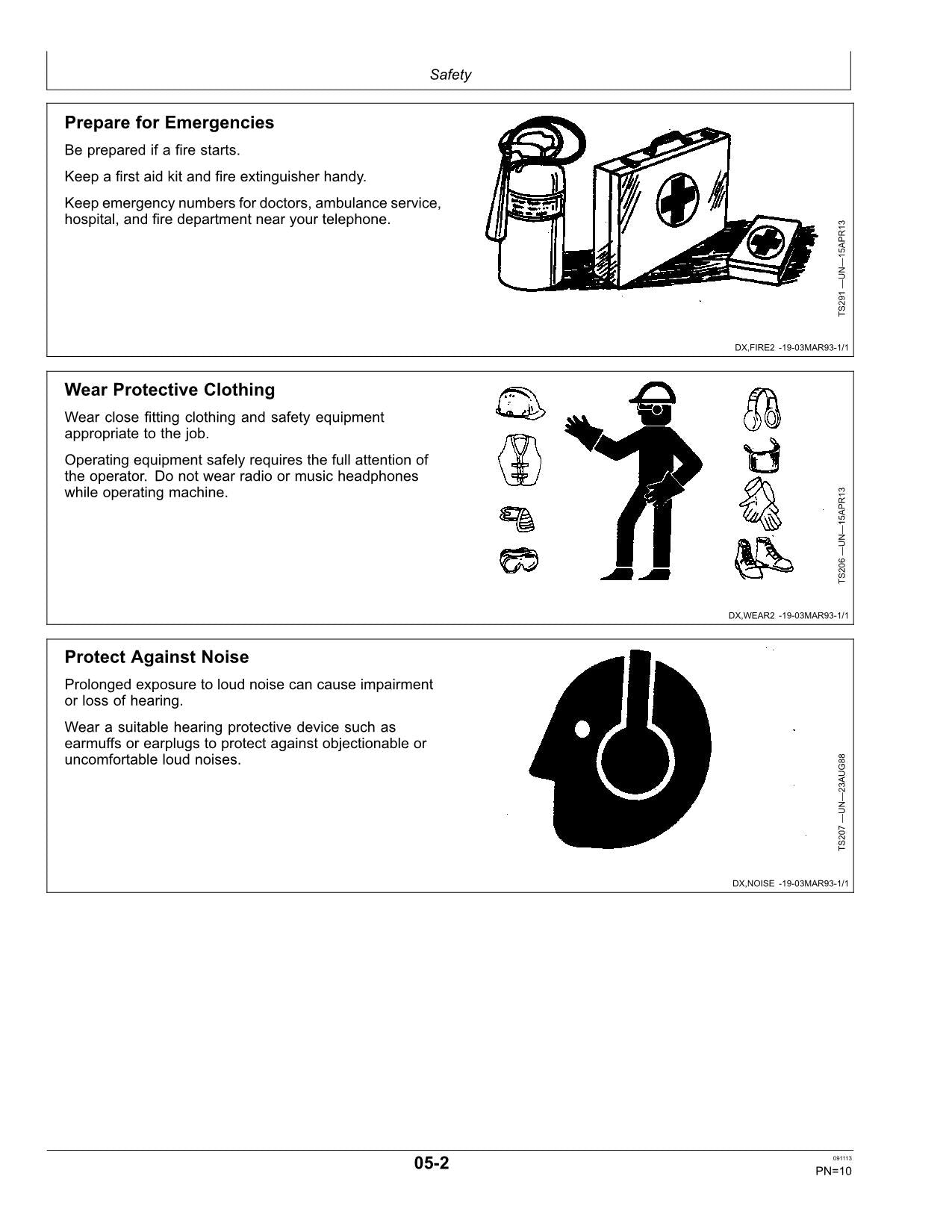 JOHN DEERE 6403 6603 TRAKTOR-BETRIEBSHANDBUCH