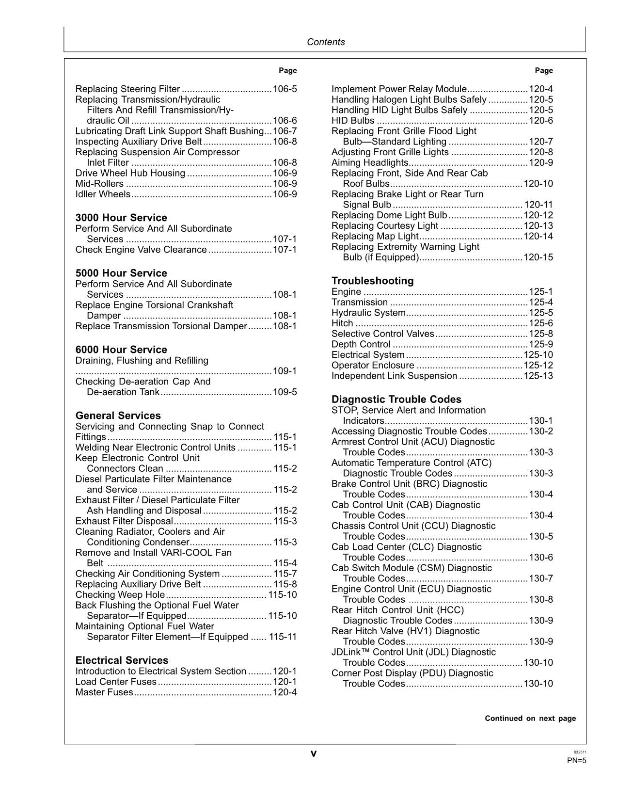 JOHN DEERE 8335RT 8310RT 8360RT TRACTOR OPERATORS MANUAL