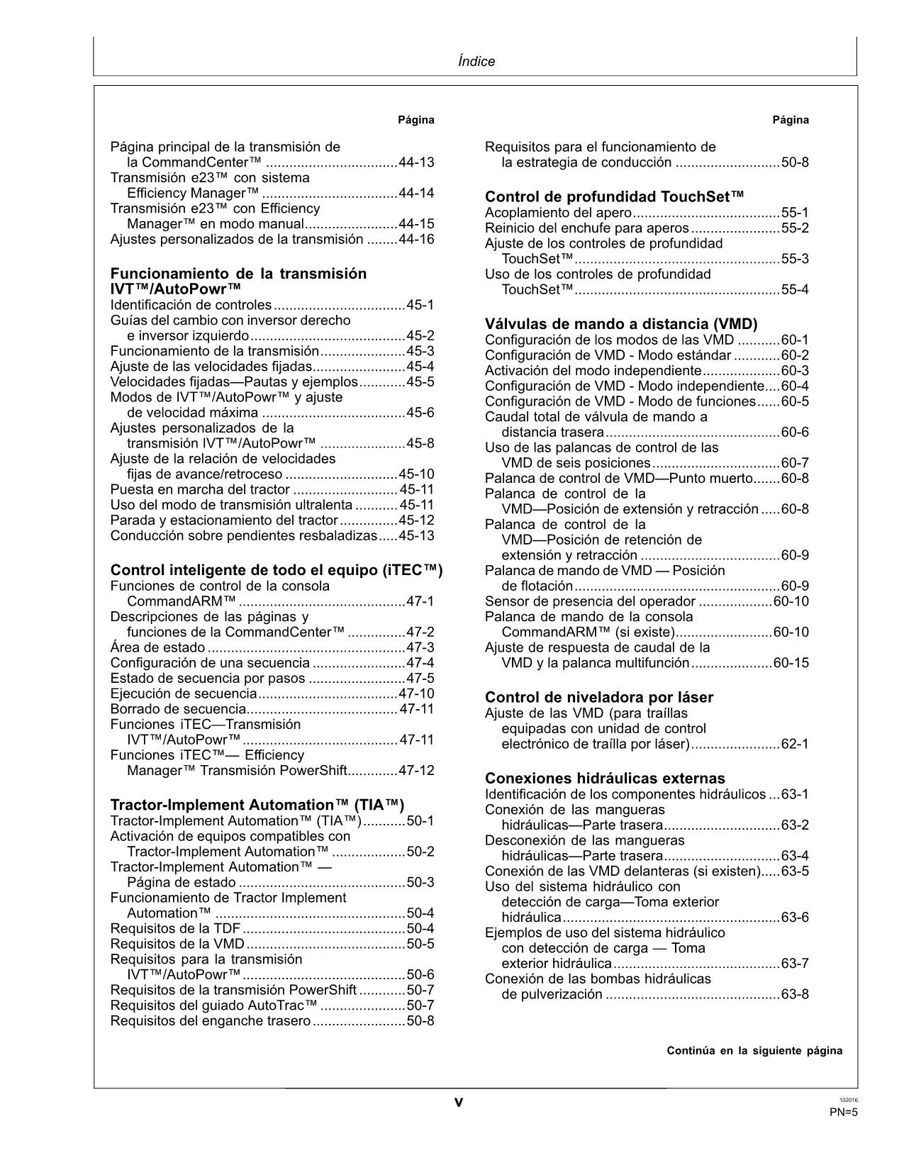 MANUEL D'UTILISATION DU TRACTEUR JOHN DEERE 8295R 8320R 8335R 8345R 8370R 8R