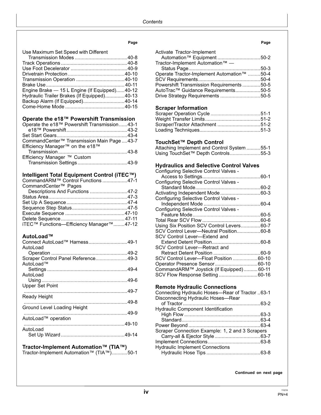 JOHN DEERE 9470RT 9520RT 9570RT TRACTOR OPERATORS MANUAL North America