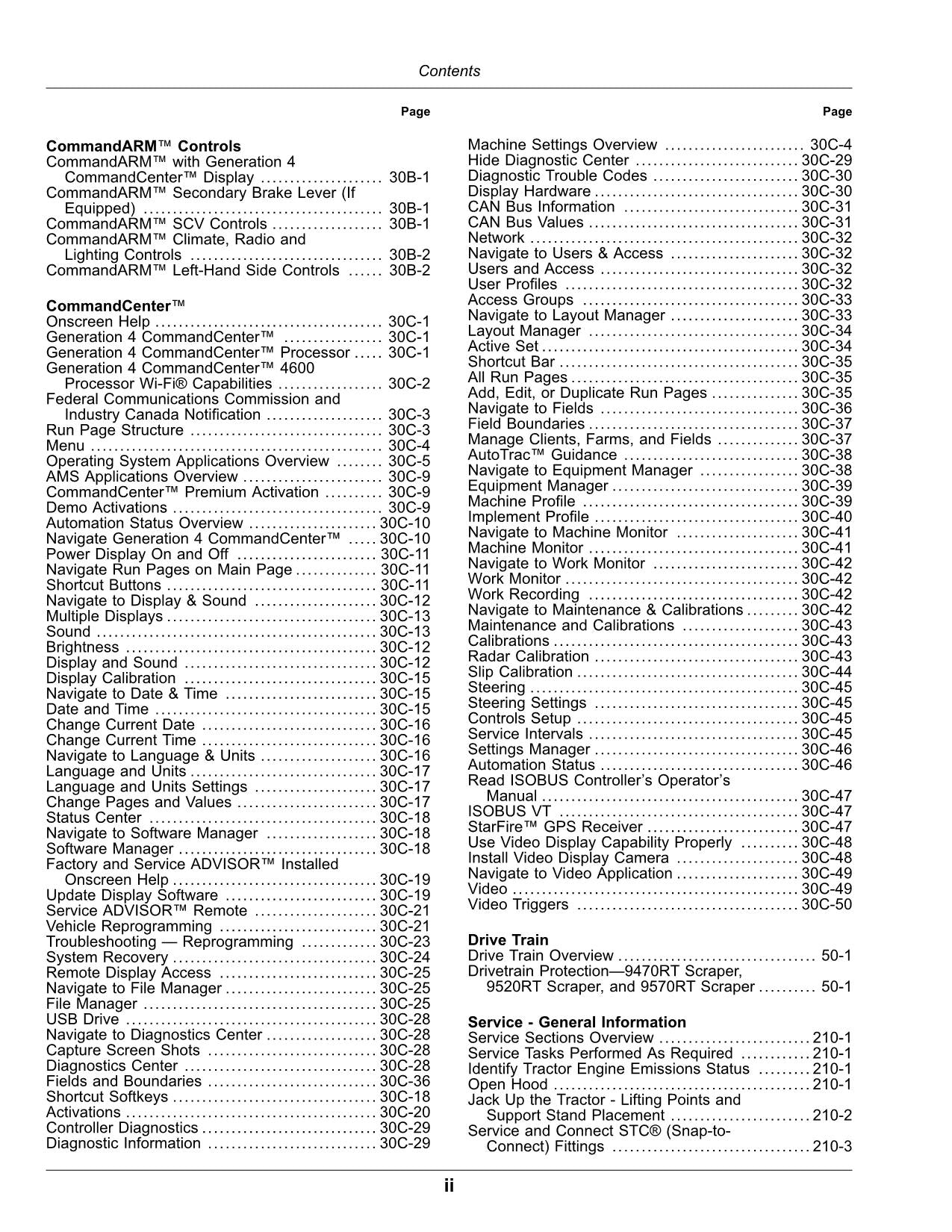 JOHN DEERE 9470RT 9520RT TRACTOR OPERATORS MANUAL 917001- North America