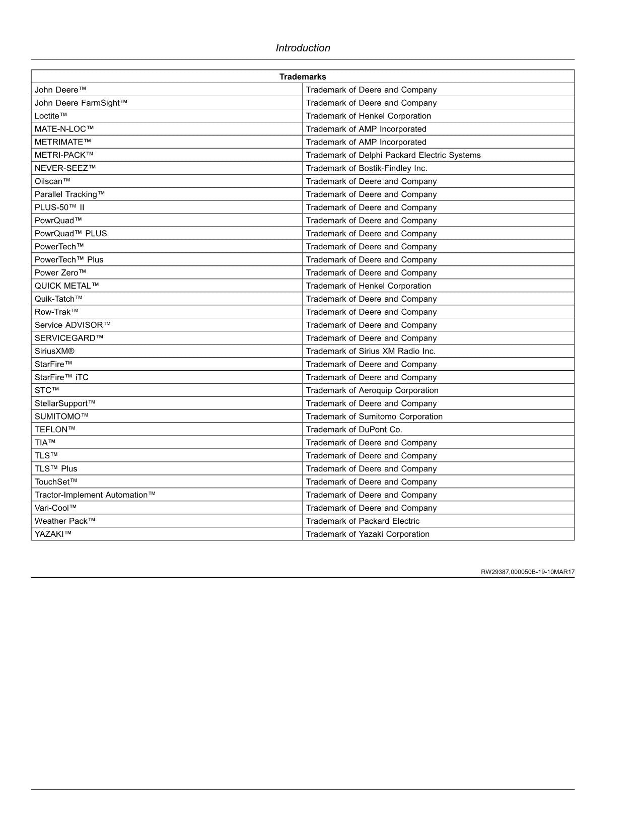 JOHN DEERE 9470RT 9520RT 9570RT TRACTOR OPERATORS MANUAL  917001-