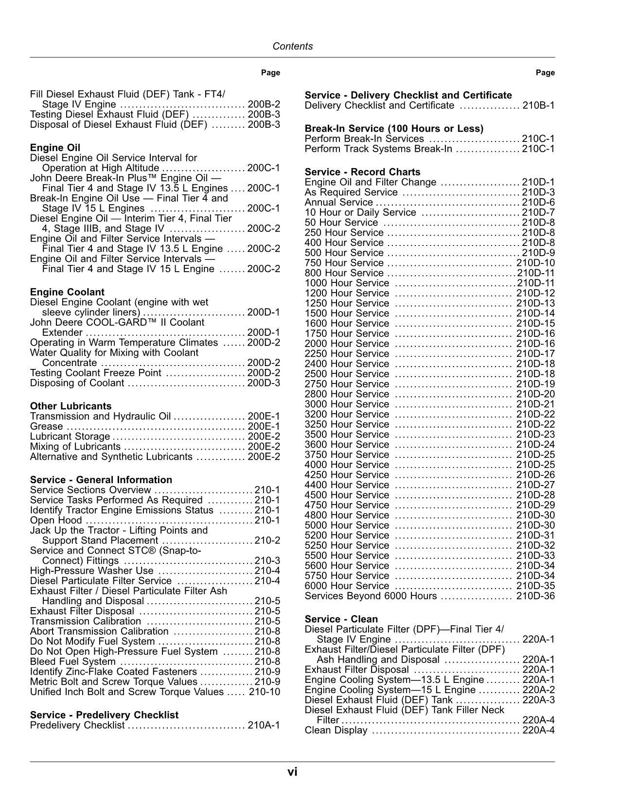 JOHN DEERE 9470RT 9520RT 9570RT TRACTOR OPERATORS MANUAL  917001-