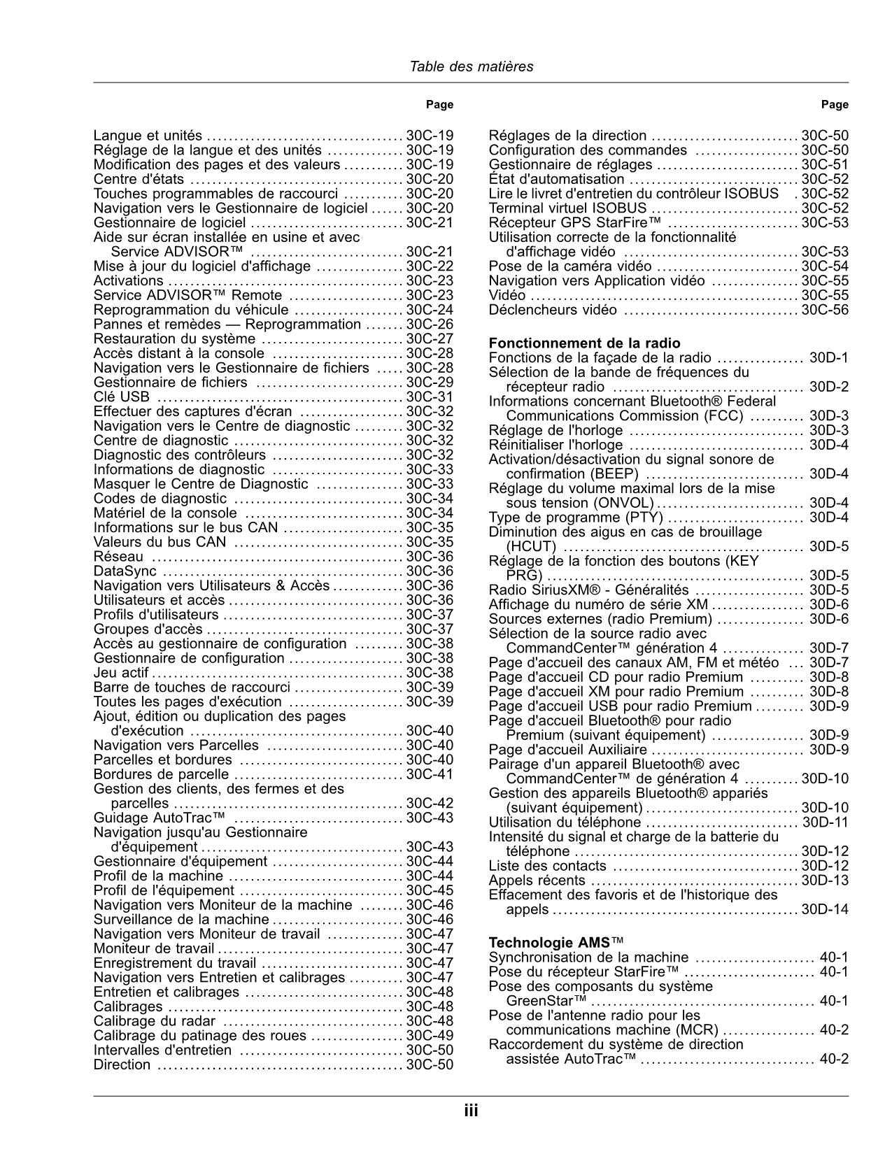 JOHN DEERE 9370R 9420R 9470R 9520R 9570R 9620R TRAKTOR-BETRIEBSHANDBUCH FRANZÖSISCH