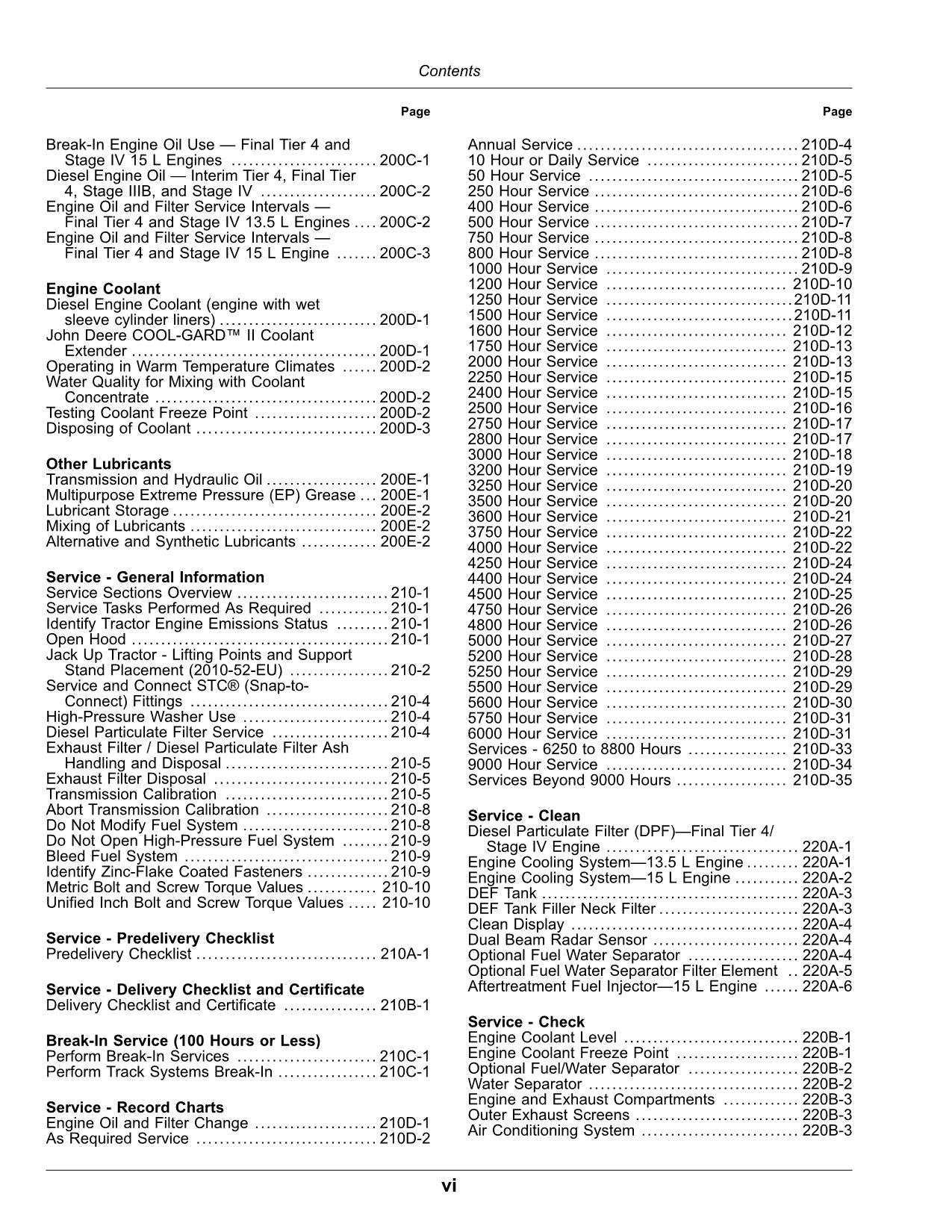 JOHN DEERE 9420RX 9470RX 9520RX 9570RX TRACTOR OPERATORS MANUAL 804001-