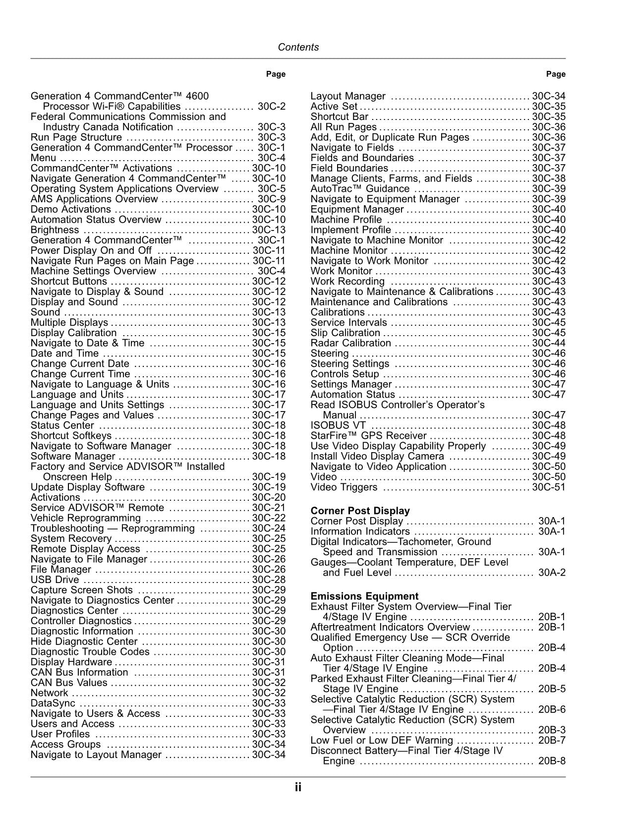 JOHN DEERE 9470RX 9520RX 9570RX TRACTOR OPERATORS MANUAL 804001-