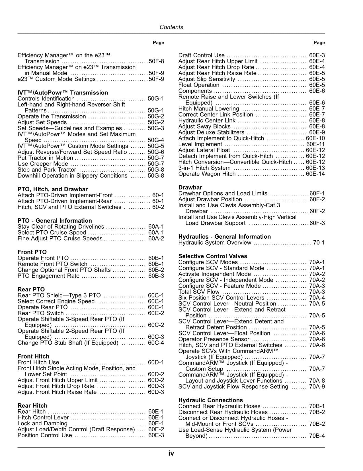 JOHN DEERE 7210R  7270R  7250R  7230R  7310R  7290R TRACTOR OPERATORS MANUAL