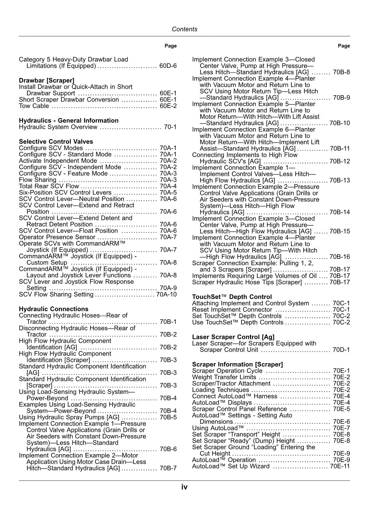 JOHN DEERE 9470RT 9520RT 9570RT TRACTOR OPERATORS MANUAL 920001-