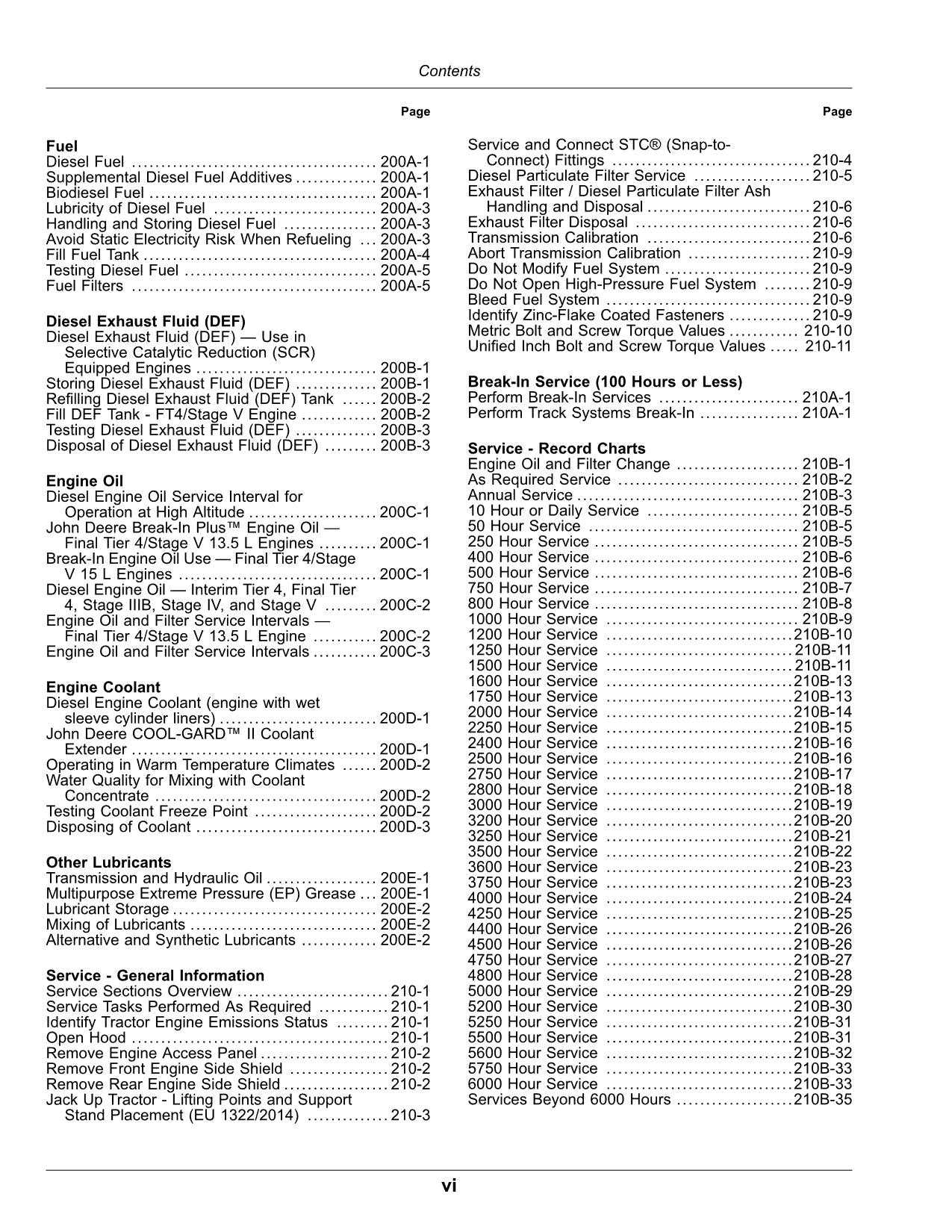 JOHN DEERE 9470RT 9520RT 9570RT TRACTOR OPERATORS MANUAL 920001-