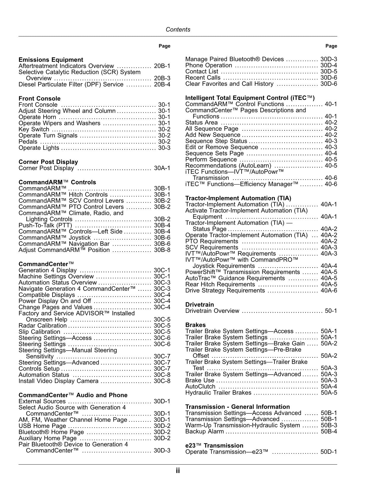 JOHN DEERE 8RT 310 340 370 410 TRACTOR OPERATORS MANUAL