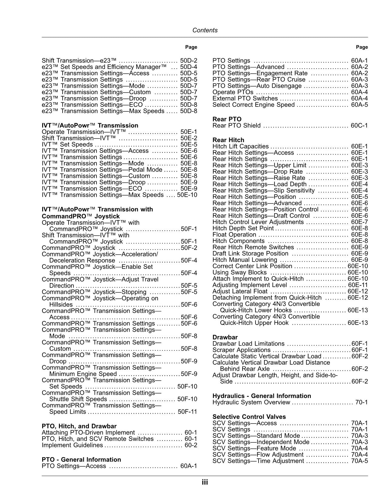 JOHN DEERE 8RT 310 340 370 410 TRACTOR OPERATORS MANUAL