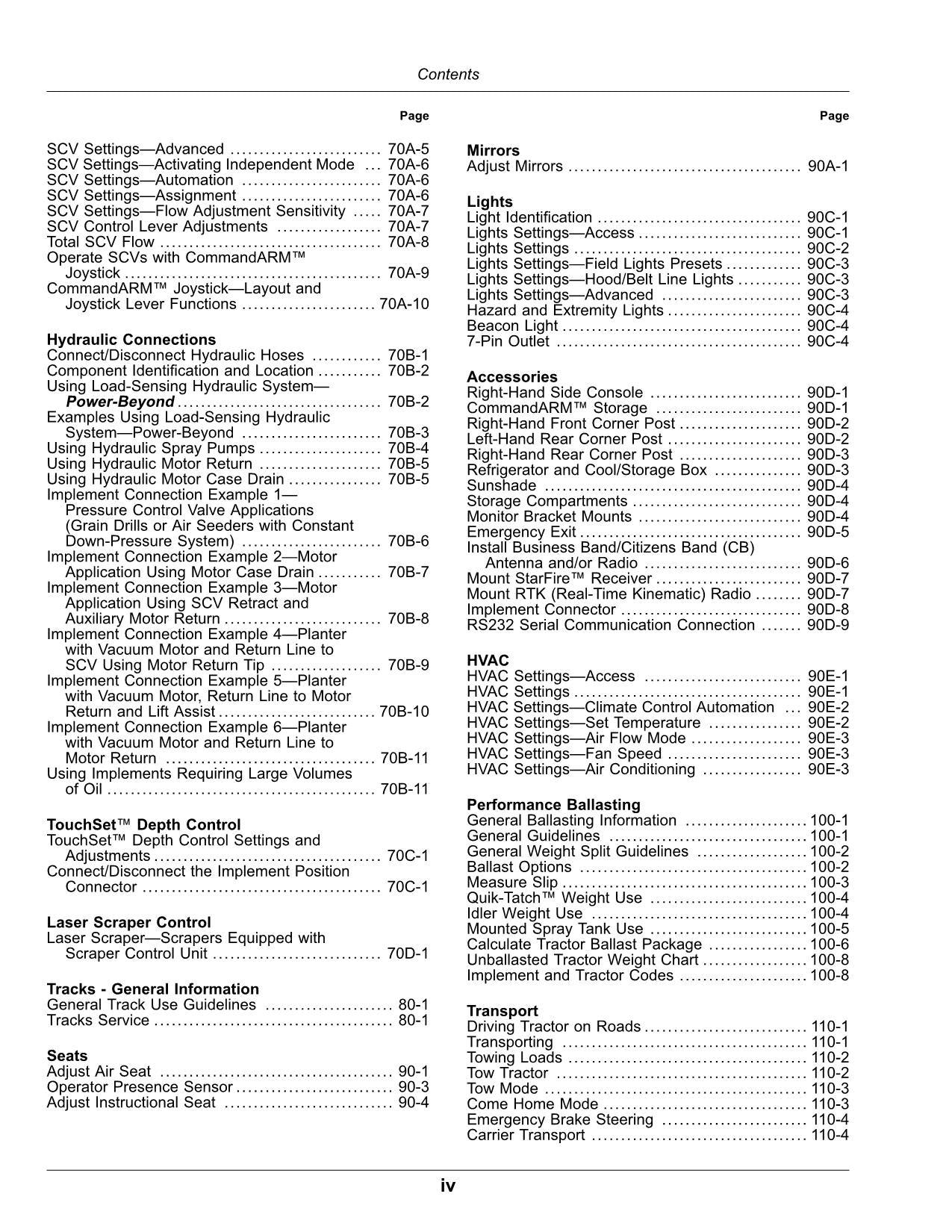 JOHN DEERE 8RT 310 340 370 410 TRACTOR OPERATORS MANUAL