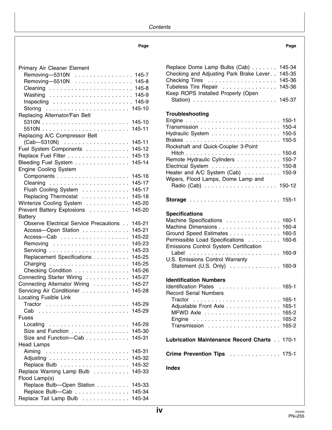 JOHN DEERE 5310N 5510N TRAKTOR-BETRIEBSHANDBUCH