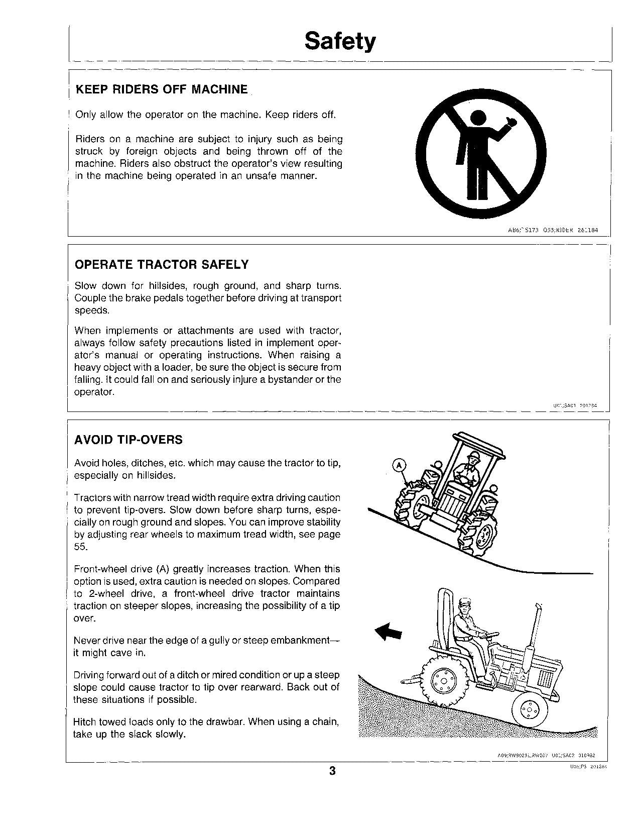 JOHN DEERE 650 750 TRAKTOR-BETRIEBSHANDBUCH