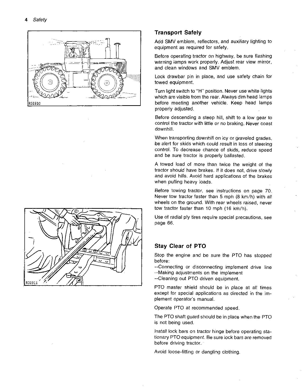 JOHN DEERE 8440 8640 TRACTOR OPERATORS MANUAL