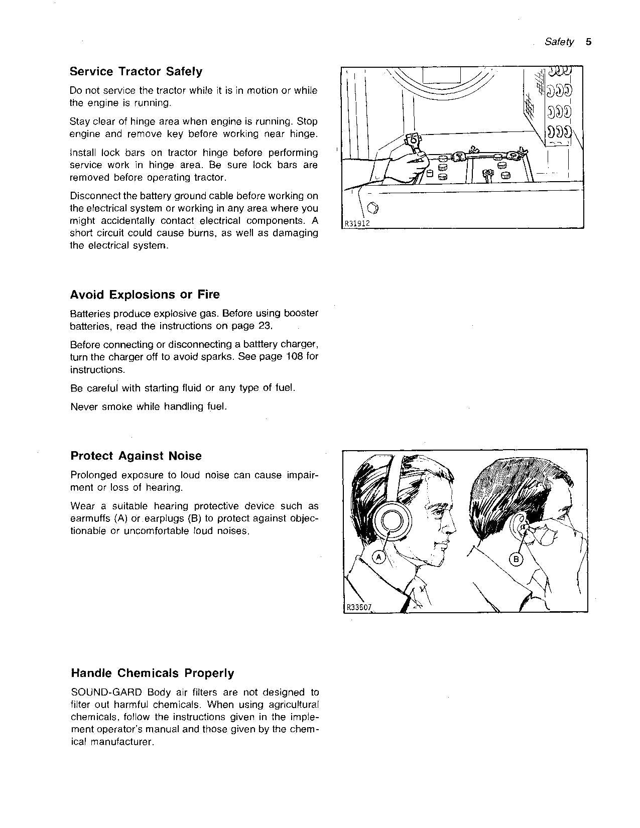 JOHN DEERE 8440 8640 TRACTOR OPERATORS MANUAL