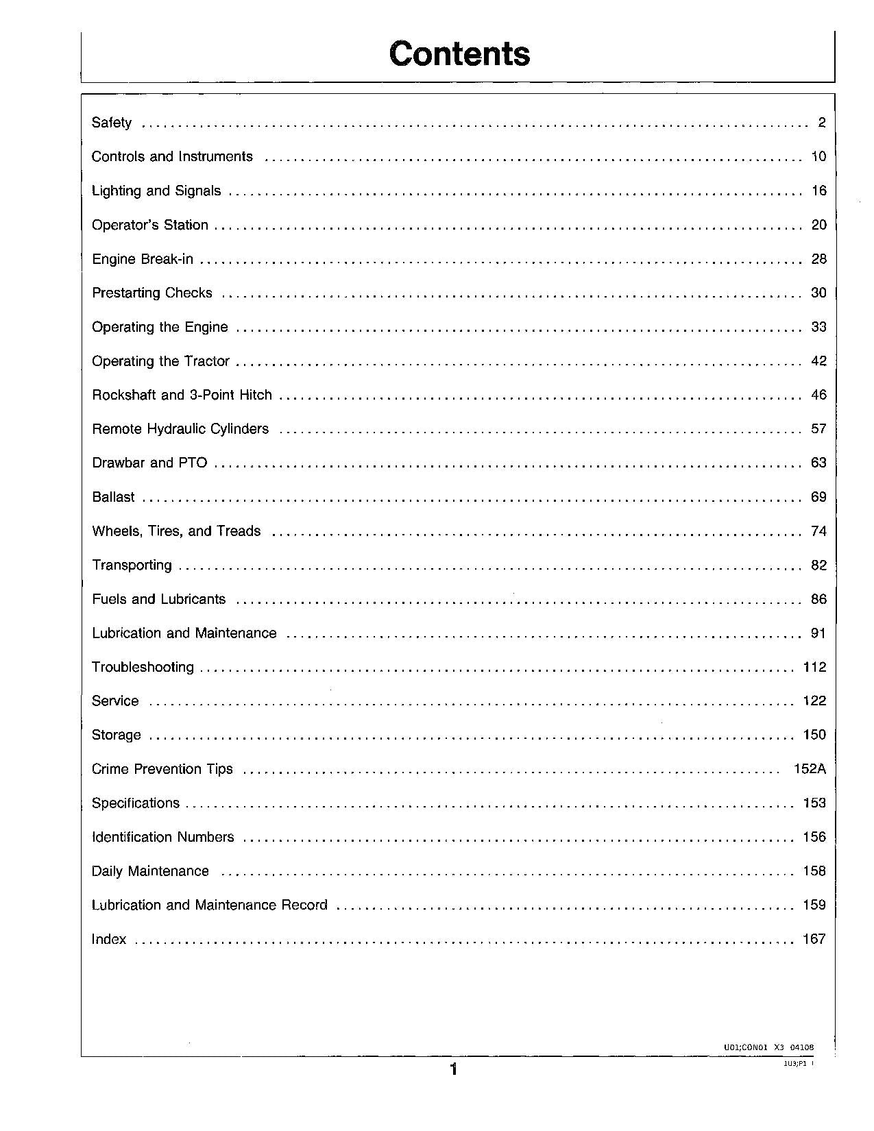 JOHN DEERE 8450 8650 TRACTOR OPERATORS MANUAL 0 - 5500 0-008000