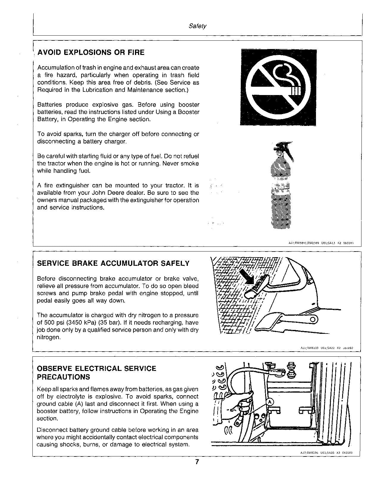 JOHN DEERE 8450 8650 TRACTOR OPERATORS MANUAL 0 - 5500 0-008000