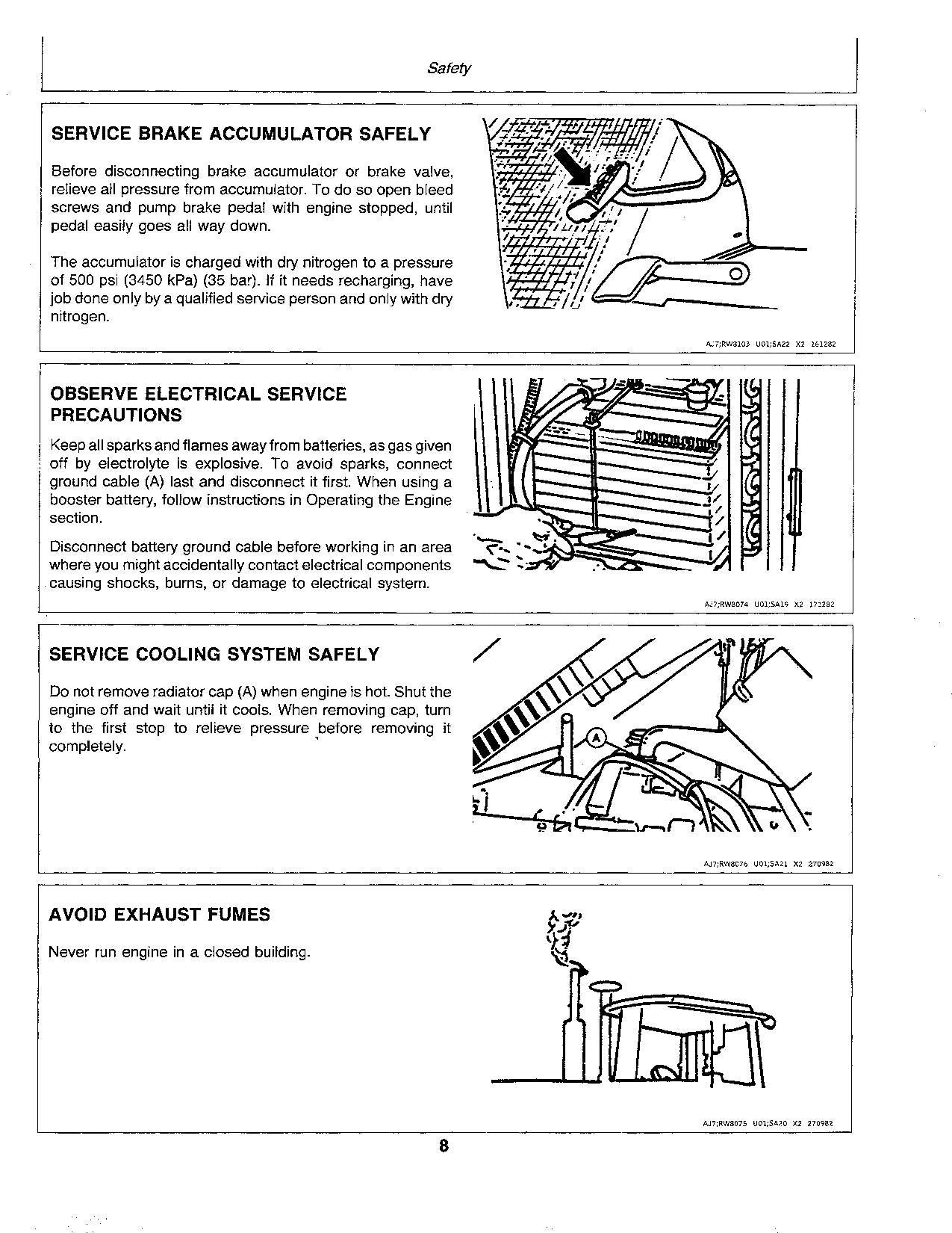 MANUEL D'UTILISATION DU TRACTEUR JOHN DEERE 8850 000000-006500