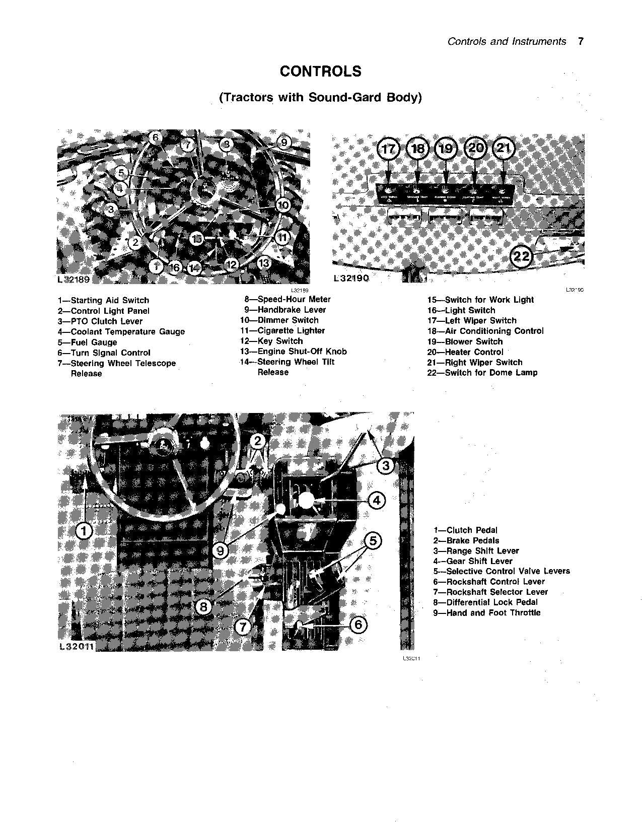 MANUEL D'UTILISATION DU TRACTEUR JOHN DEERE 2940 SER 430000-