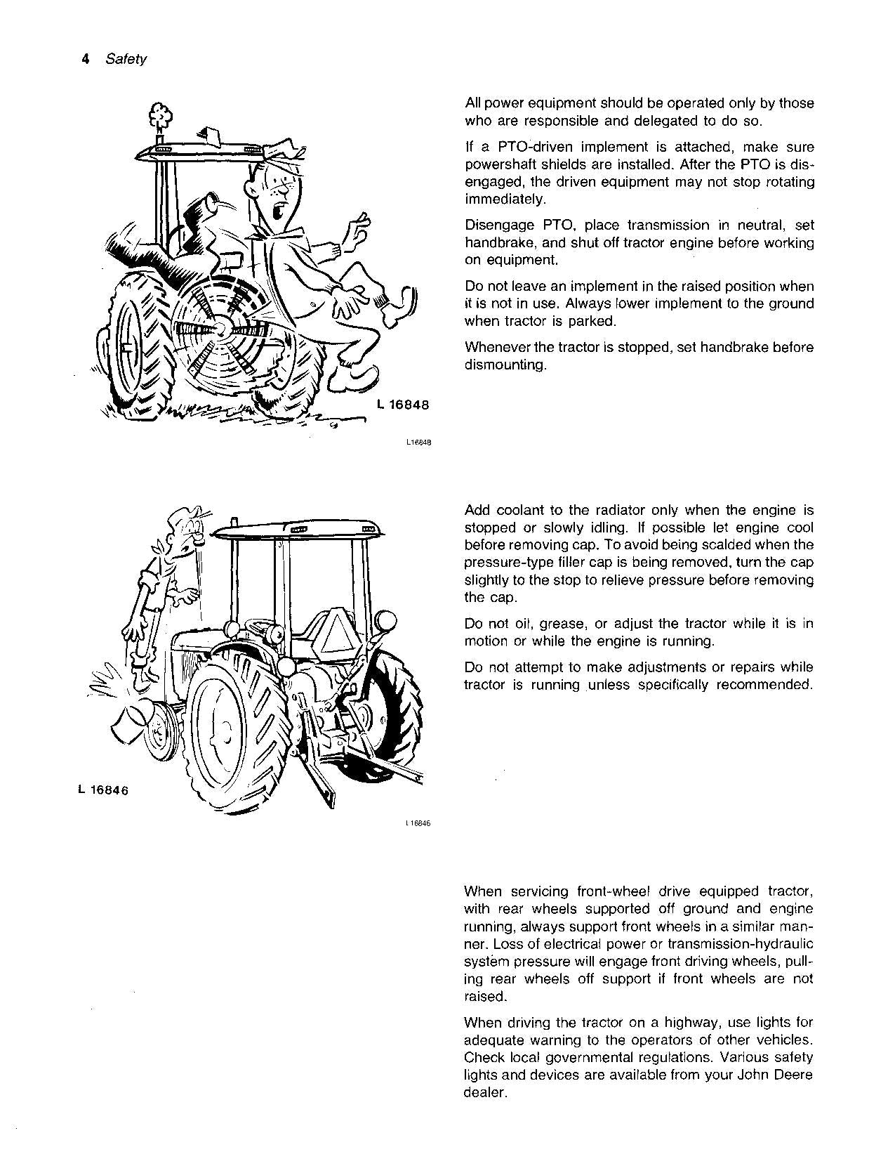 JOHN DEERE 2940 TRAKTOR BEDIENUNGSANLEITUNG SER 430000-