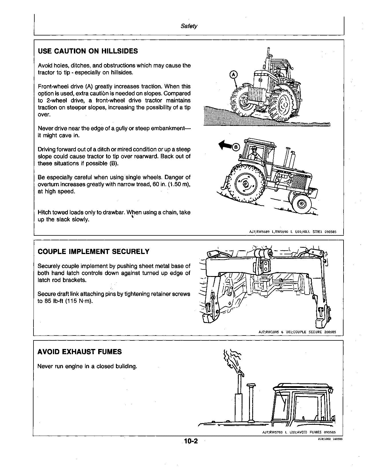 JOHN DEERE 4050 TRAKTOR BEDIENUNGSANLEITUNG