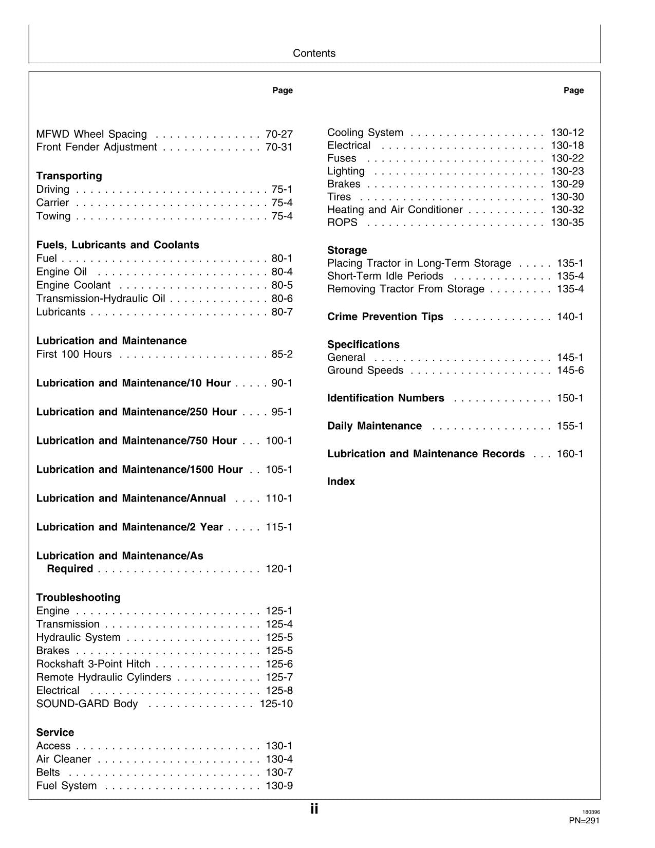 MANUEL D'UTILISATION DU TRACTEUR JOHN DEERE 4255 4455 4055