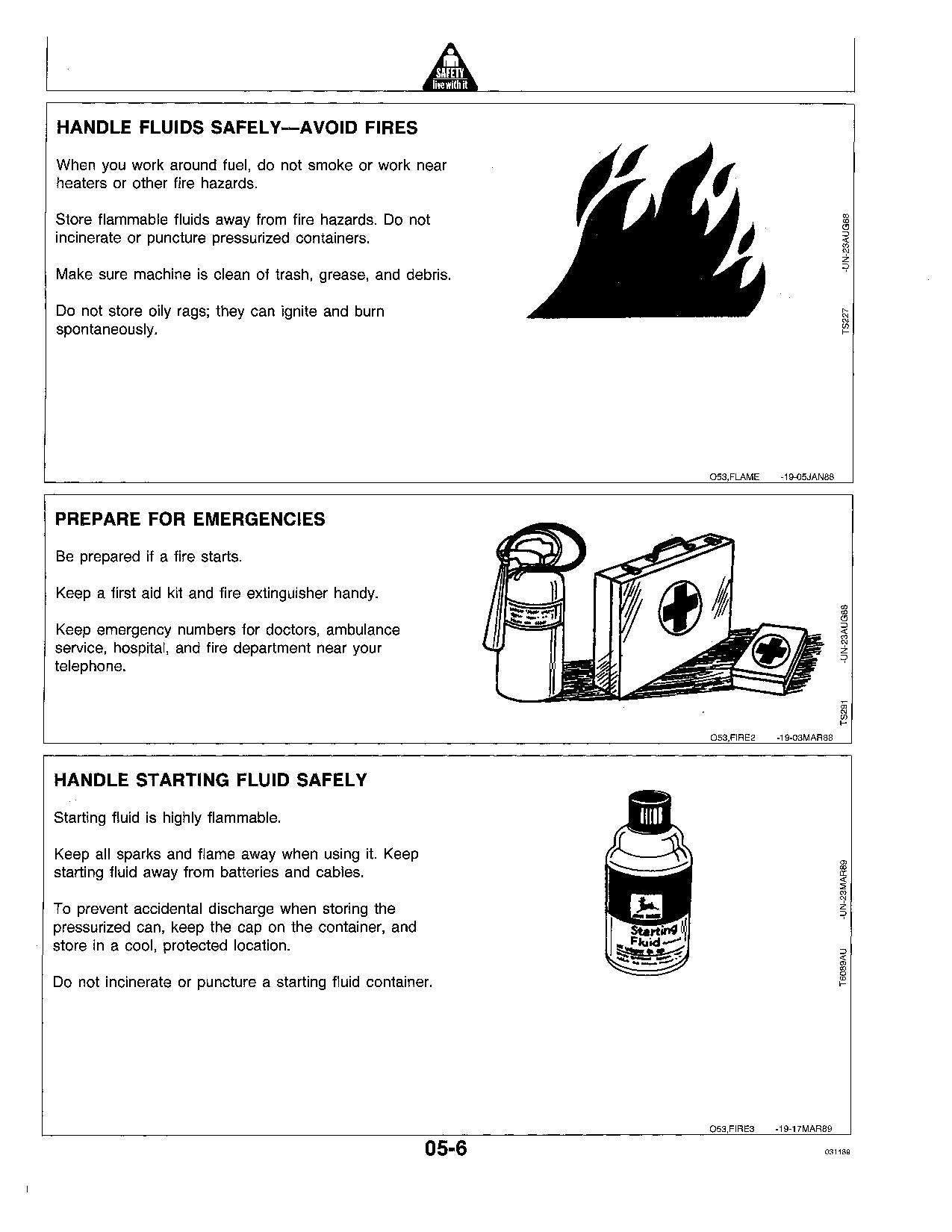 JOHN DEERE 4555 4755 4955 TRACTOR OPERATORS MANUAL