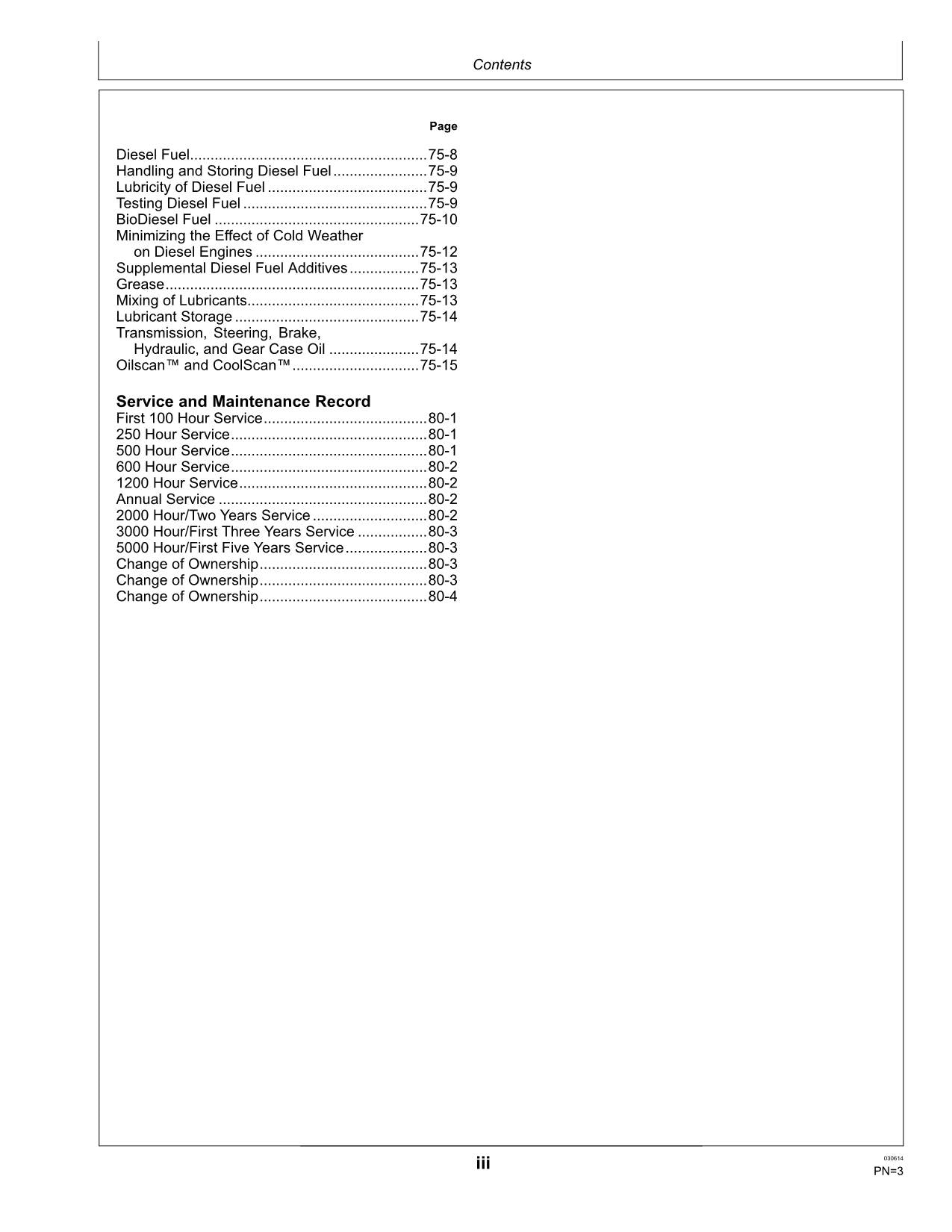 JOHN DEERE 5083E 5093E LIMITED 5101E LIMITED TRACTOR OPERATORS MANUAL #3