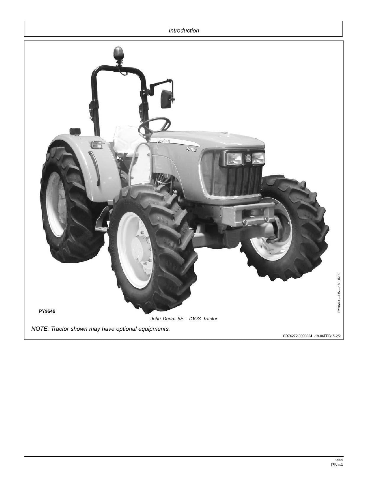 MANUEL D'UTILISATION DU TRACTEUR JOHN DEERE 5055E 5065E 5075E ÉDITION MEXIQUE