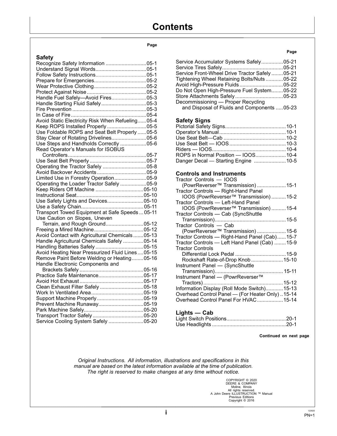 MANUEL D'UTILISATION DU TRACTEUR JOHN DEERE 5055E 5065E 5075E ÉDITION MEXIQUE