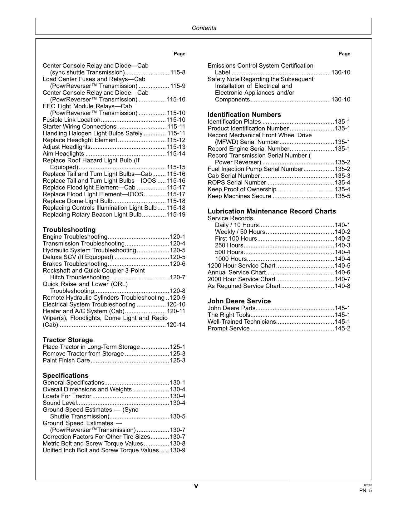 MANUEL D'UTILISATION DU TRACTEUR JOHN DEERE 5055E 5065E 5075E ÉDITION MEXIQUE