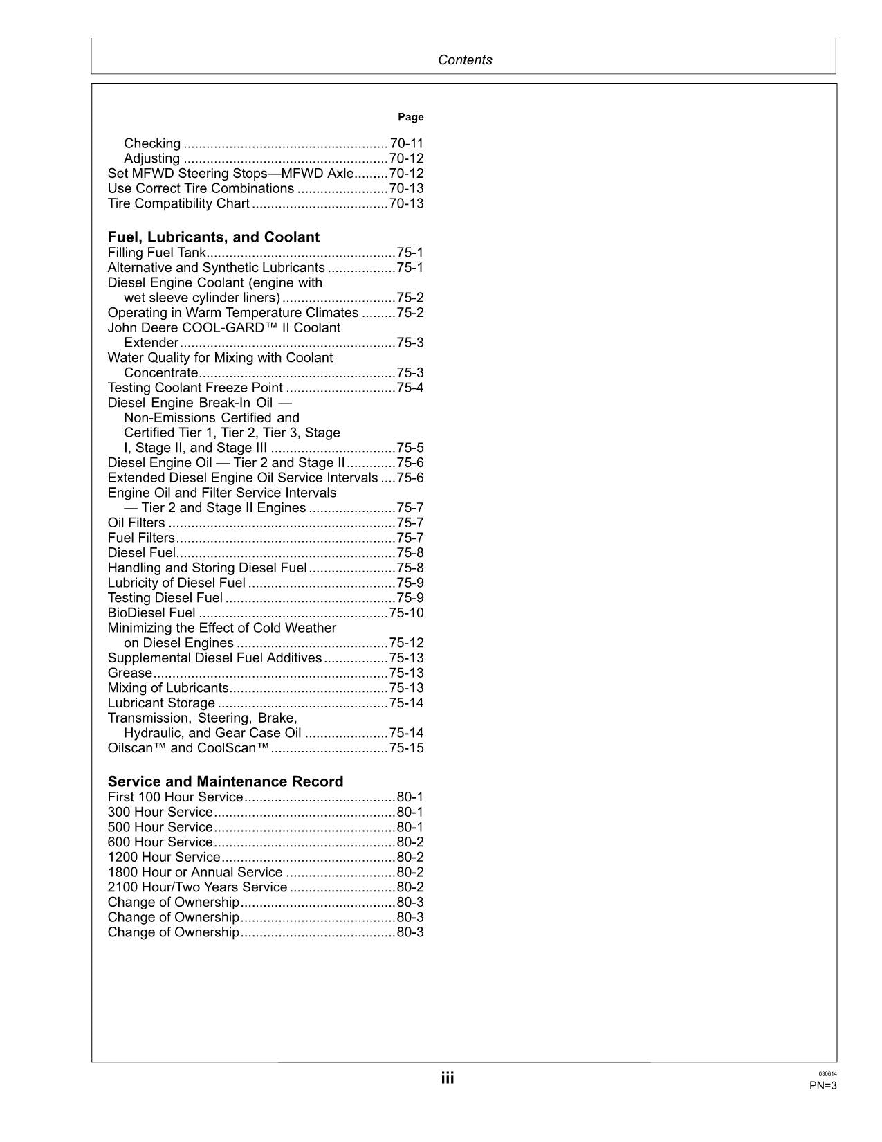 JOHN DEERE 5083EN 5093EN 5101EN TRACTOR OPERATORS MANUAL