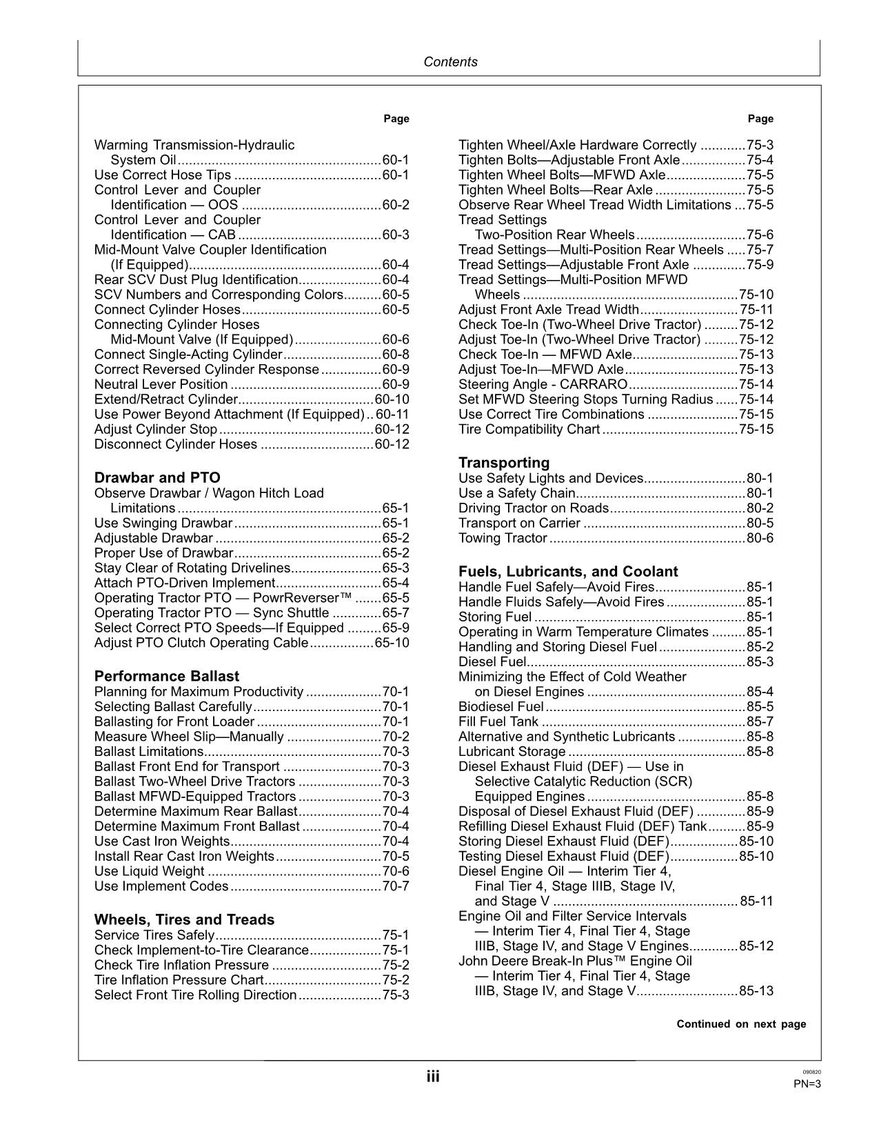 JOHN DEERE 5045E 5065E 5055E 5075E TRAKTOR-BETRIEBSHANDBUCH