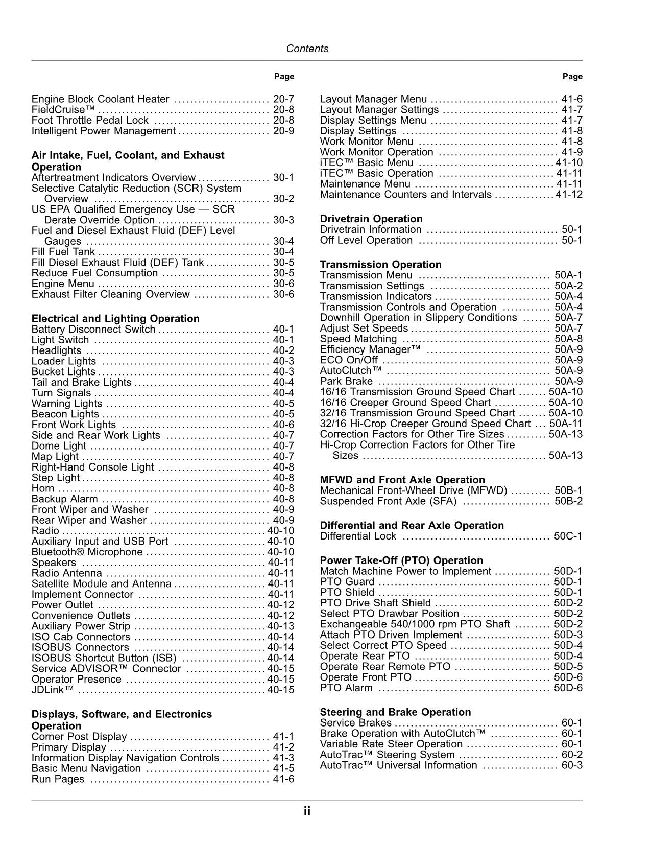 JOHN DEERE 5090R  5100R  5115R  5115RH  5125R FT4 TRACTOR OPERATORS MANUAL