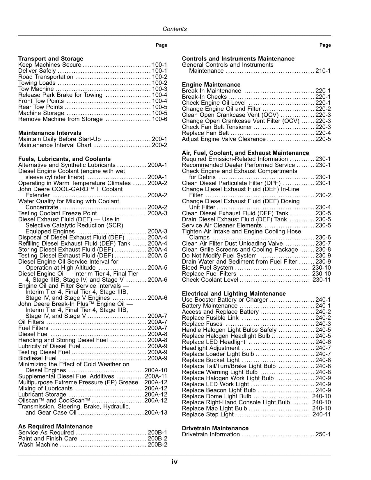 JOHN DEERE 5090R  5100R  5115R  5115RH  5125R TRACTOR OPERATORS MANUAL