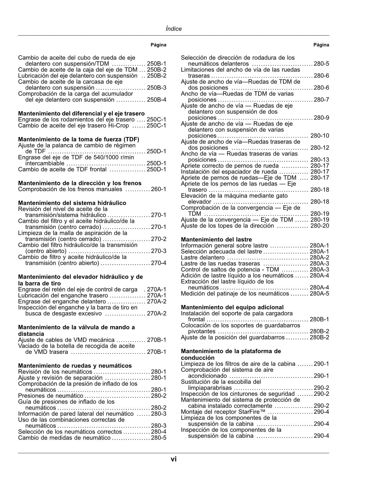 MANUEL D'UTILISATION DU TRACTEUR JOHN DEERE 5090R 5100R 5115R 5115RH 5125R ESPAGNOL