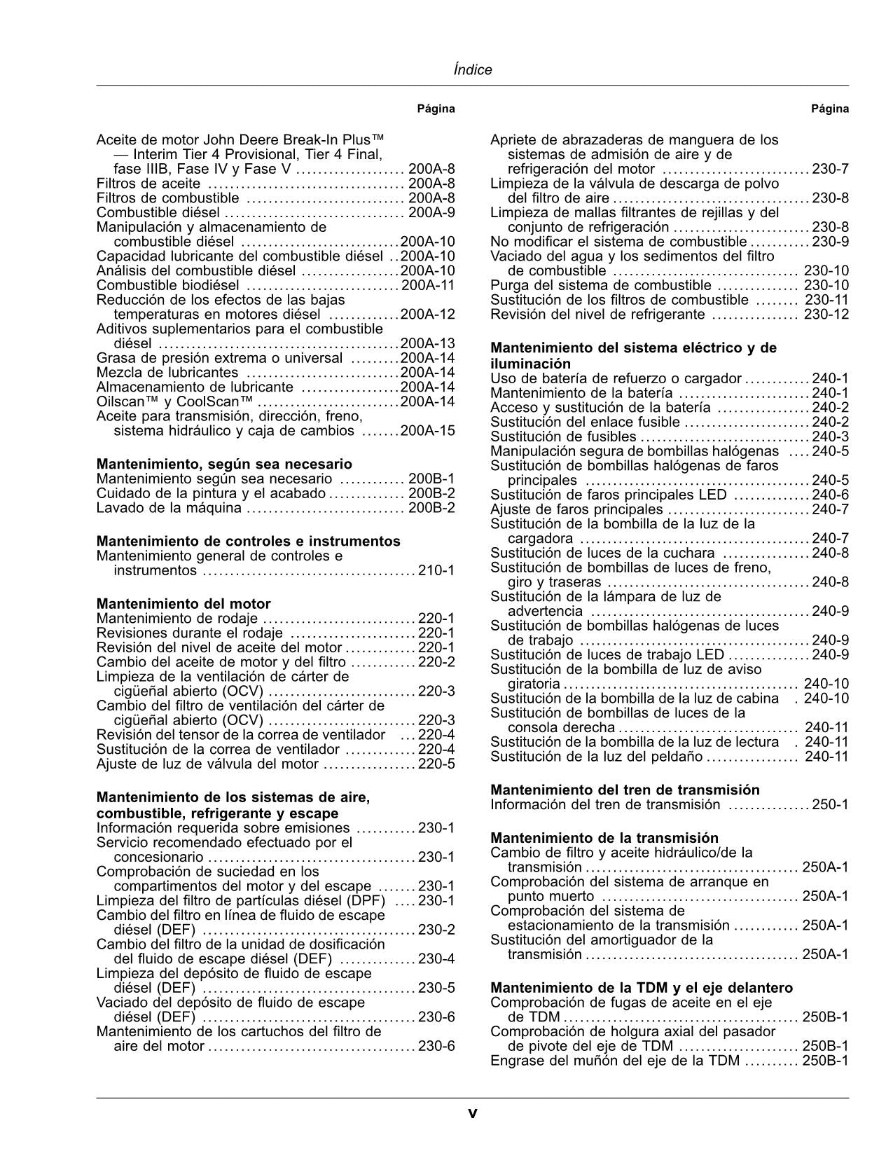 MANUEL D'UTILISATION DU TRACTEUR JOHN DEERE 5090R 5100R 5115R 5115RH 5125R ESPAGNOL