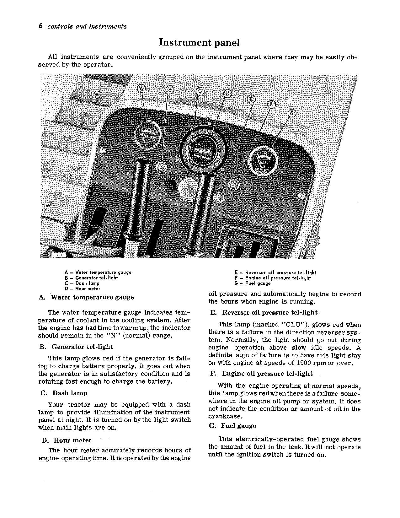 JOHN DEERE 1010 TRACTOR OPERATORS MANUAL ser 1001 - 31000