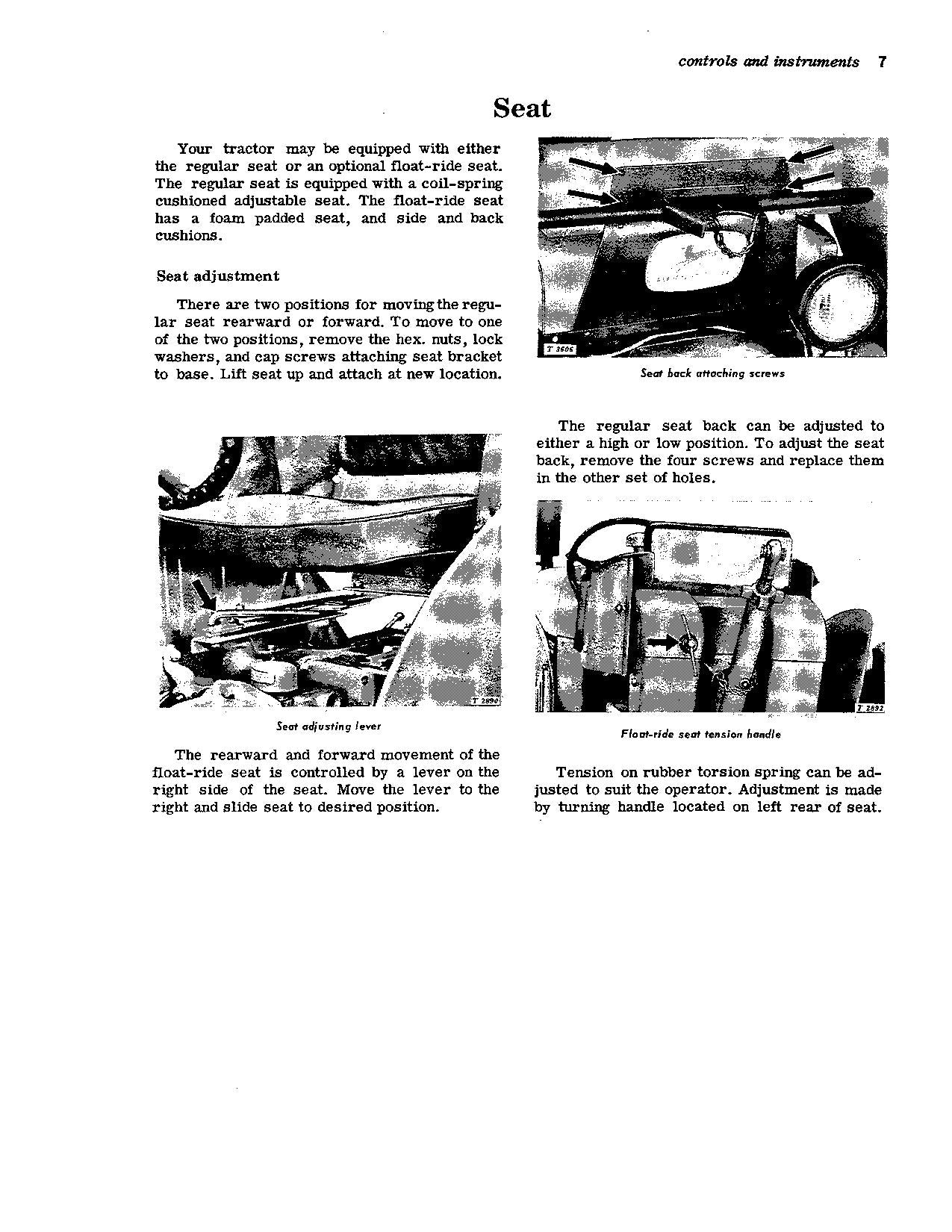 JOHN DEERE 1010 TRACTOR OPERATORS MANUAL NORTH AMERICA