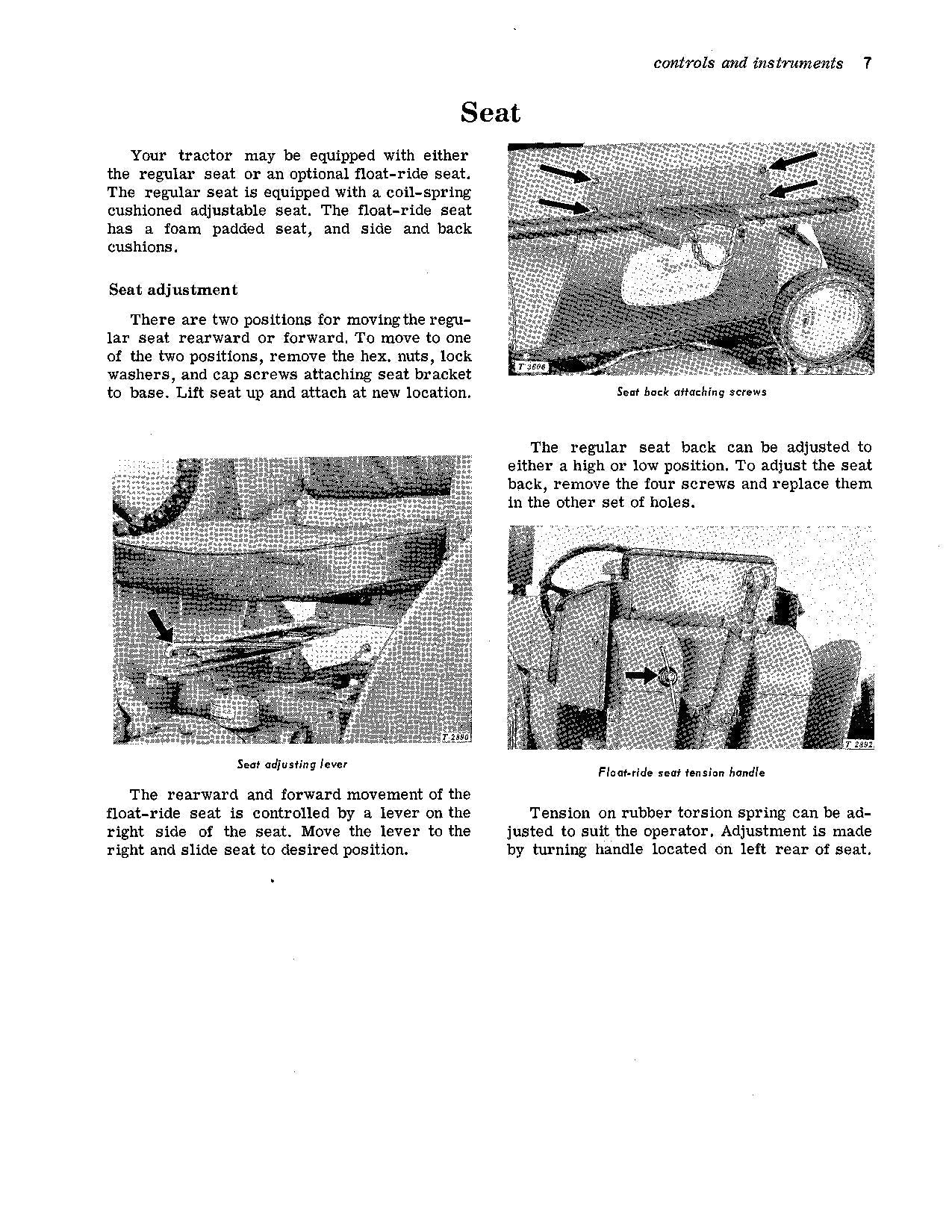 JOHN DEERE 1010 DIESEL WHEEL TRACTOR OPERATORS MANUAL OMT15505