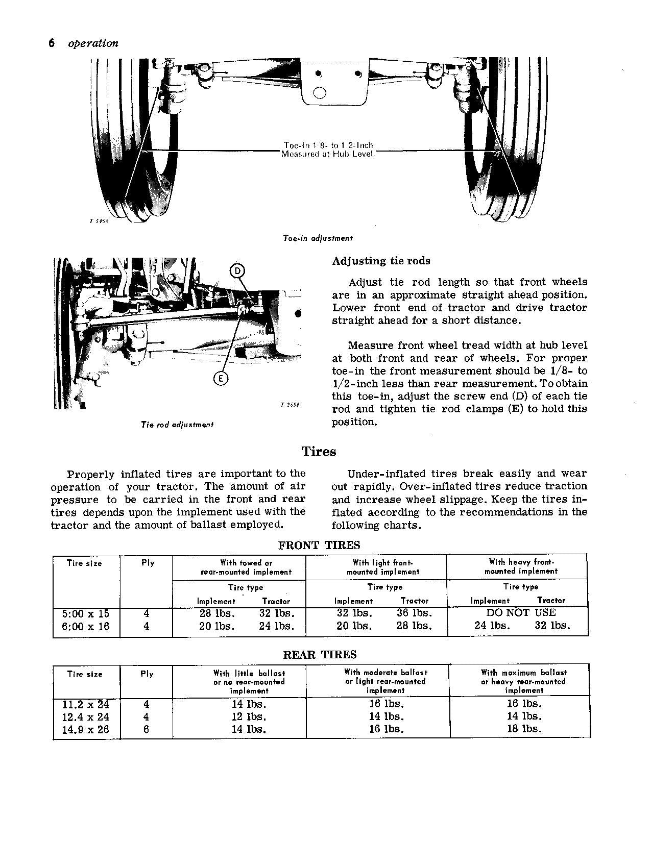 JOHN DEERE 1010 O TRACTOR OPERATORS MANUAL